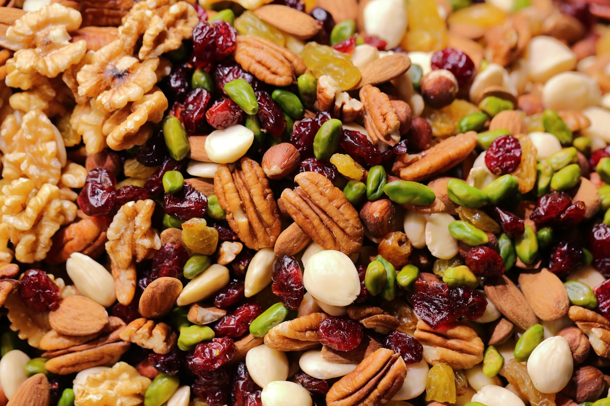 Frutti oleosi e semi di chia
